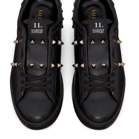Valentino Garavani Rockstud Untitled 11' Sneakers Black - BEAUTY BAR