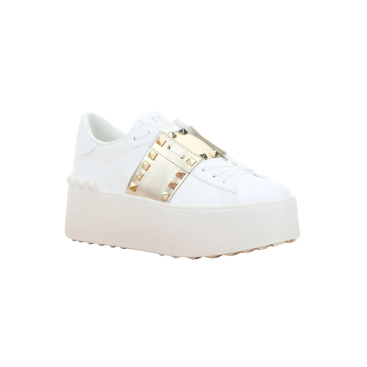 Valentino Garavani Rockstud Untitled Leather Platform Sneakers 3