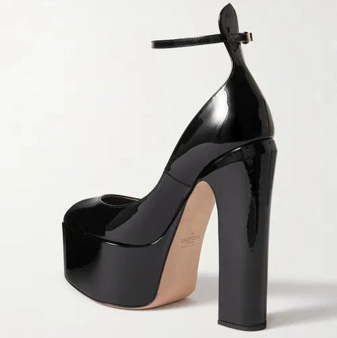 Valentino Garavani Tan - Go 155 Leather Platform Pumps - BEAUTY BAR