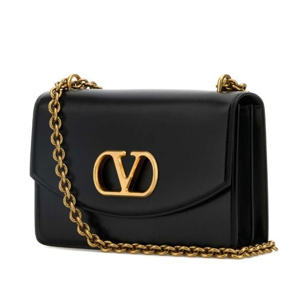 Valentino Garavani Vain Shoulder Bag In Shiny Leather 3