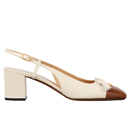 Valentino Garavani Valet Du Roi Leather Slingback Pumps 4