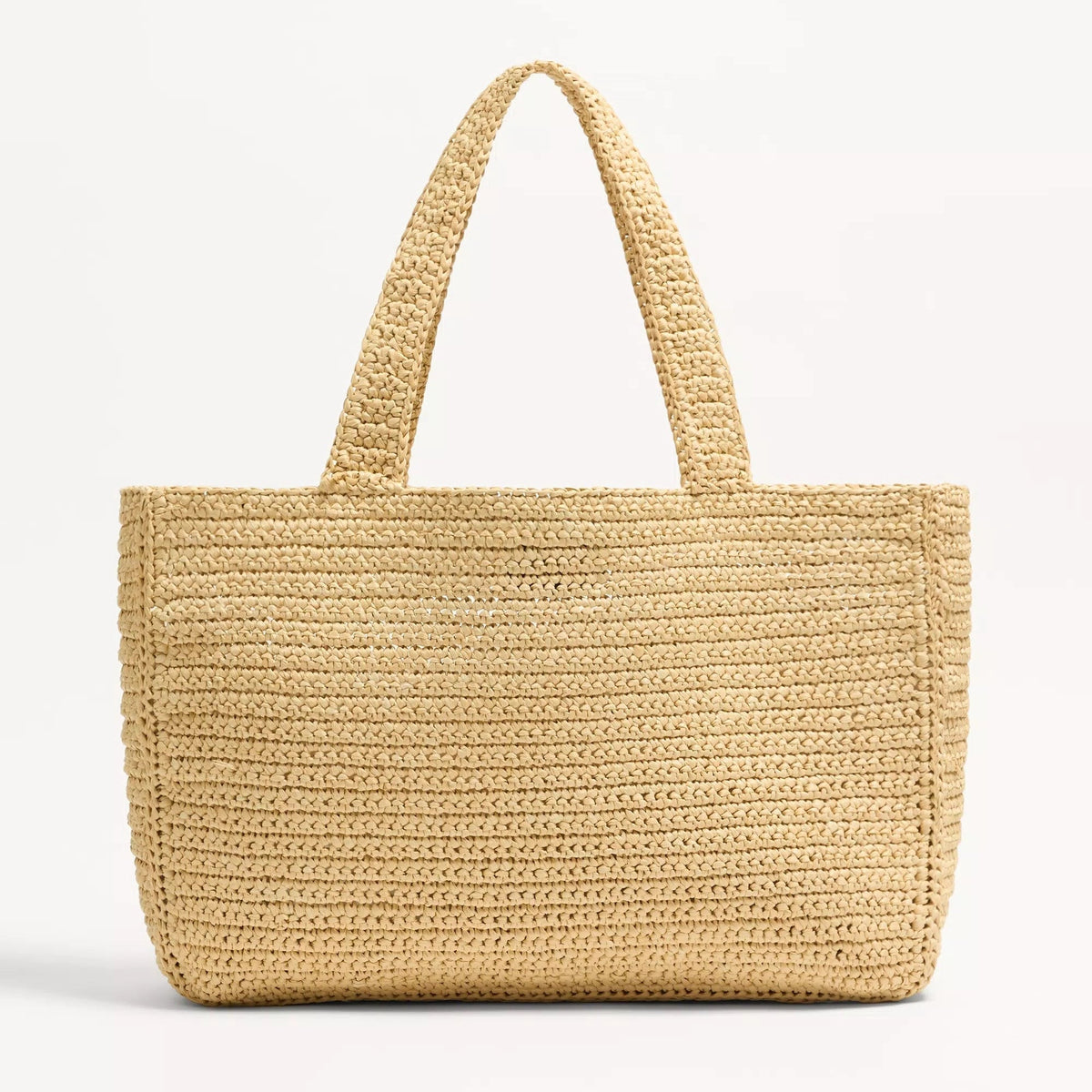 Valentino Garavani Viva Superstar Large Raffia Shopping Bag Natural 5