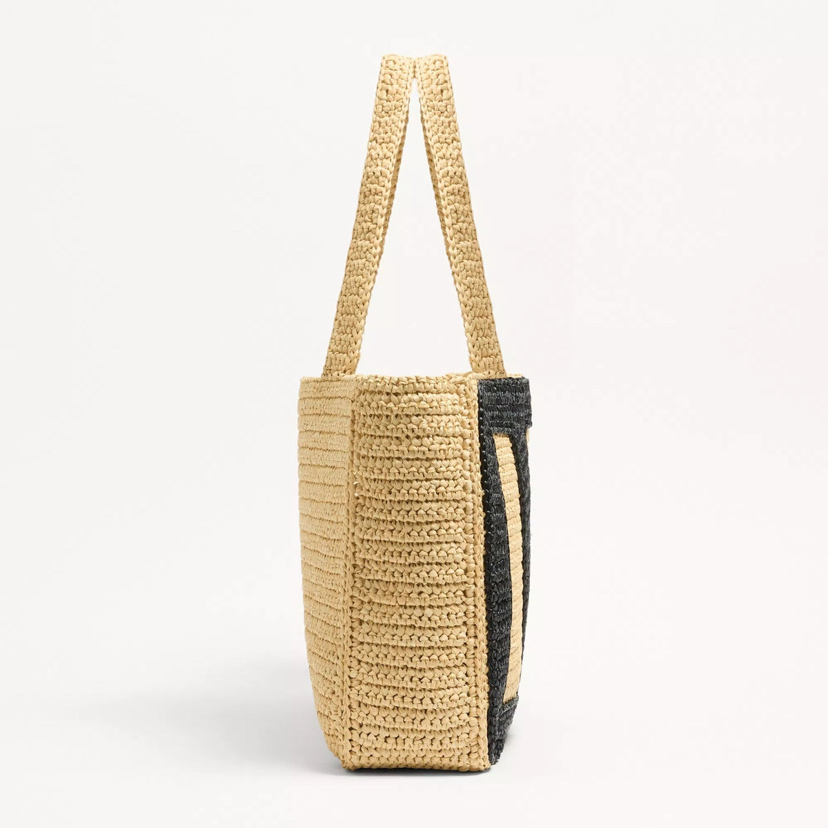 Valentino Garavani Viva Superstar Large Raffia Shopping Bag Natural 6