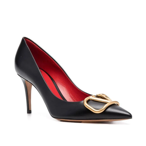 Valentino Garavani VLogo 85mm Pumps - BEAUTY BAR