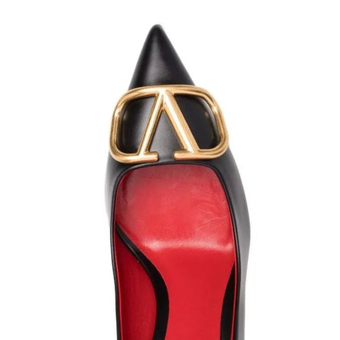 Valentino Garavani VLogo 85mm Pumps - BEAUTY BAR