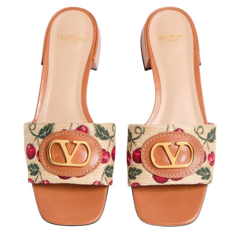 Valentino Garavani Vlogo Cherryfic Sandals - BEAUTY BAR
