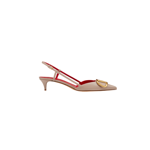 Valentino Garavani VLogo Leather Pumps - BEAUTY BAR