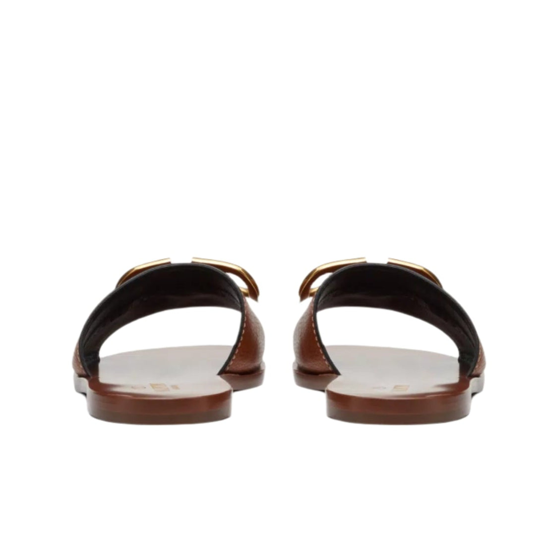 Valentino Garavani VLogo Leather Slides 5