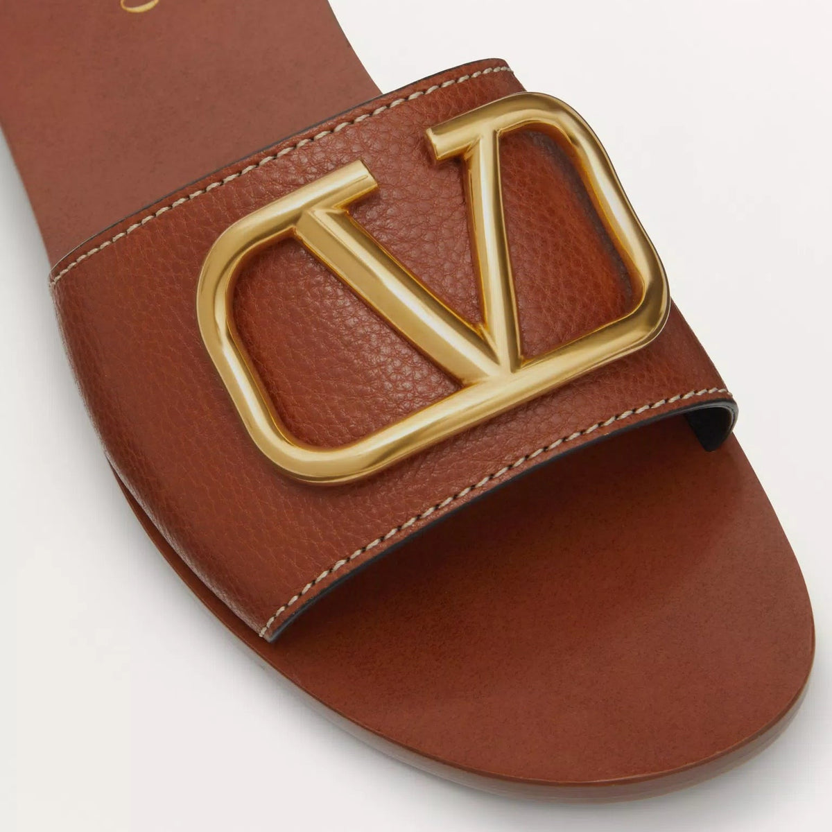 Valentino Garavani VLogo Leather Slides 4