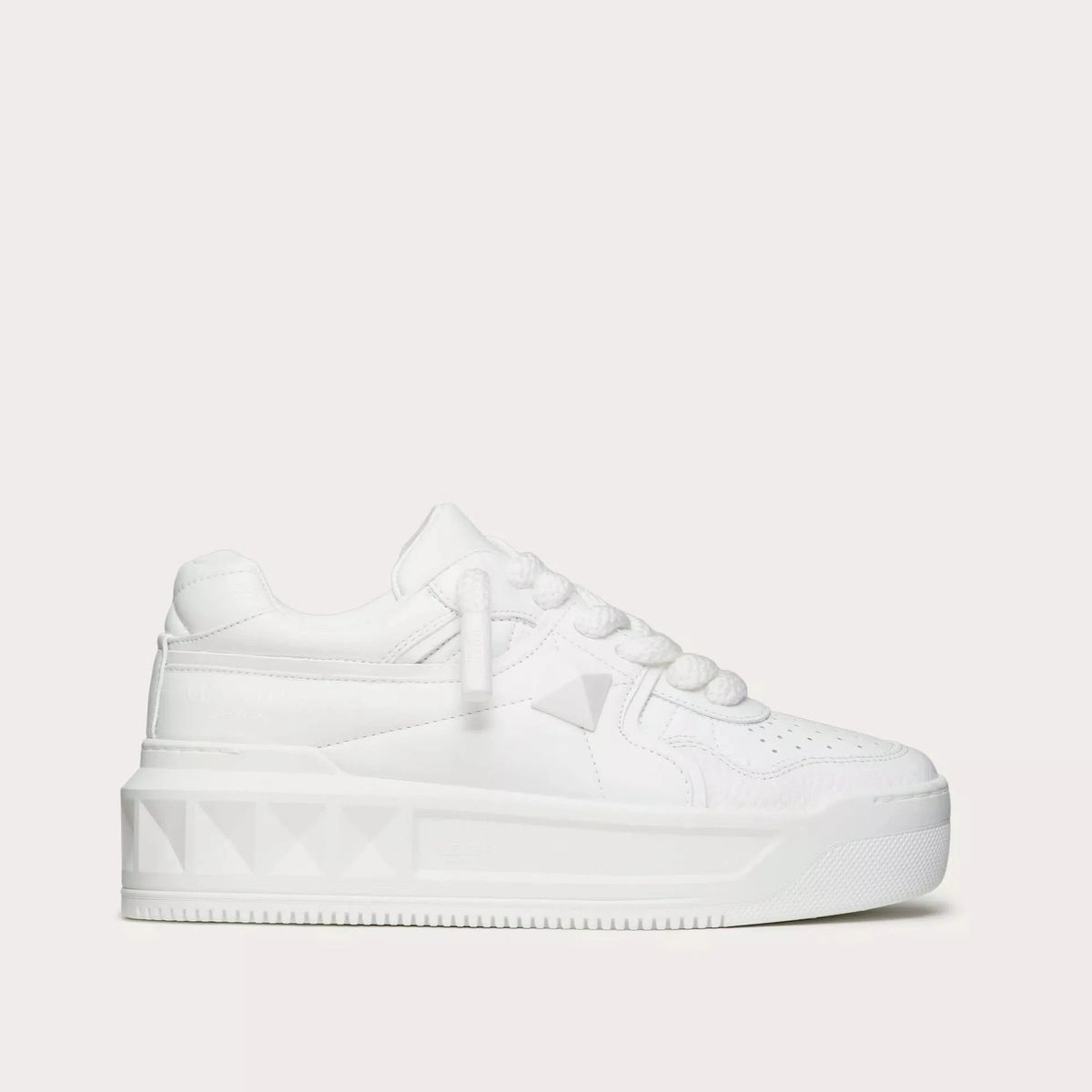 Valentino One Stud XL Trainer In Nappa Leather 3