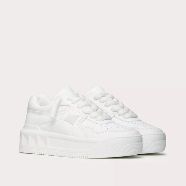 Valentino One Stud XL Trainer In Nappa Leather