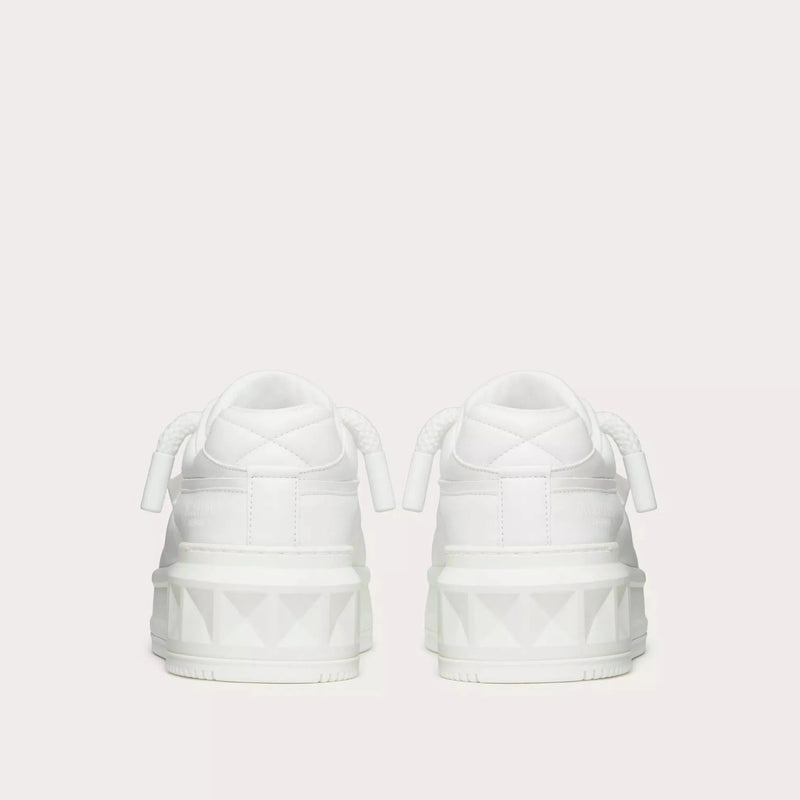 Valentino One Stud XL Trainer In Nappa Leather 6