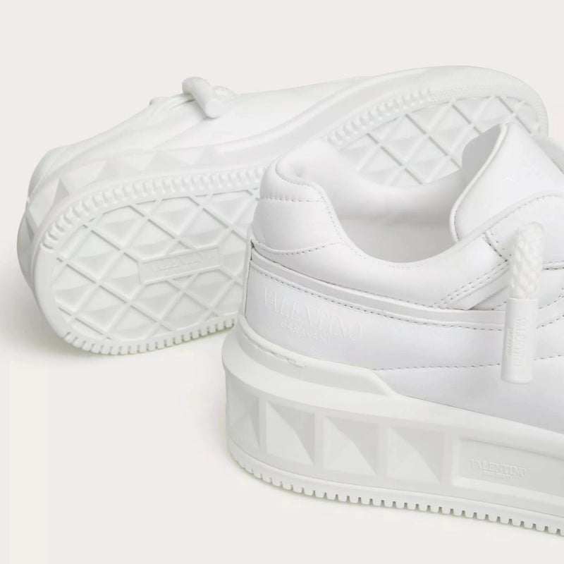 Valentino One Stud XL Trainer In Nappa Leather 5