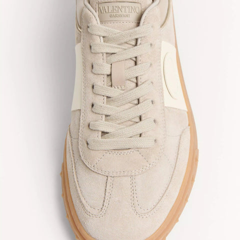 Valentino Upvillage Crosta Sneaker – Leather Patch with VLogo Signature - BEAUTY BAR