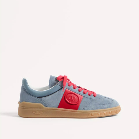 Valentino Upvillage Low Top Sneaker In Split Leather - BEAUTY BAR