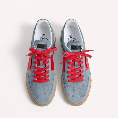 Valentino Upvillage Low Top Sneaker In Split Leather - BEAUTY BAR