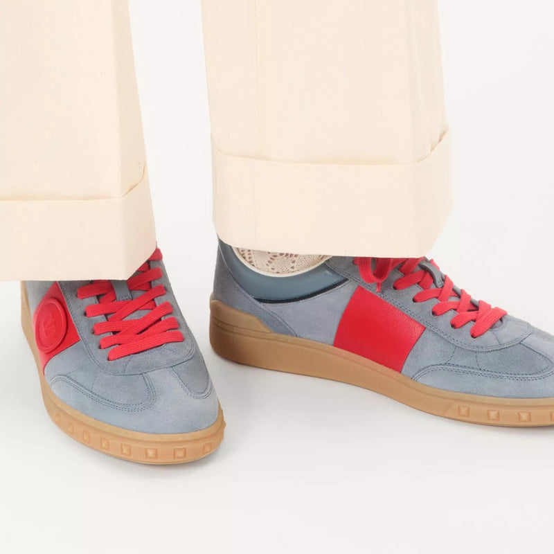 Valentino Upvillage Low Top Sneaker In Split Leather 5