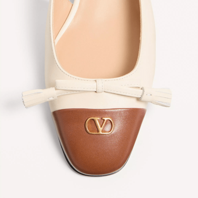 Valentino Valet Du Roi Kid Slingback Ballerina 4
