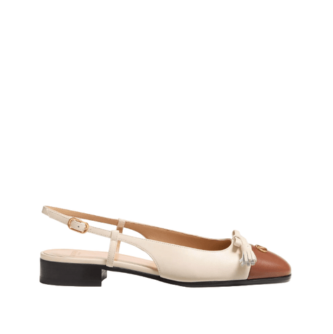 Valentino Valet Du Roi Kid Slingback Ballerina - BEAUTY BAR