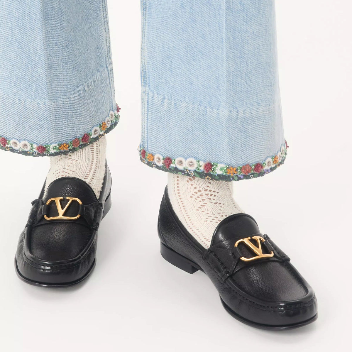Valentino Vlogo Signature Buffalo Loafer 5