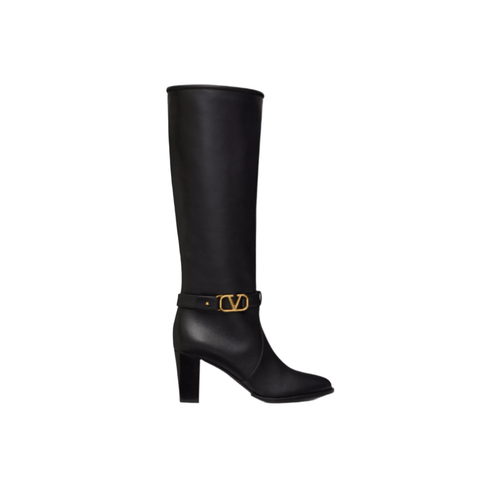 Valentino VLogo Signature Calfskin Boot 75mm - BEAUTY BAR