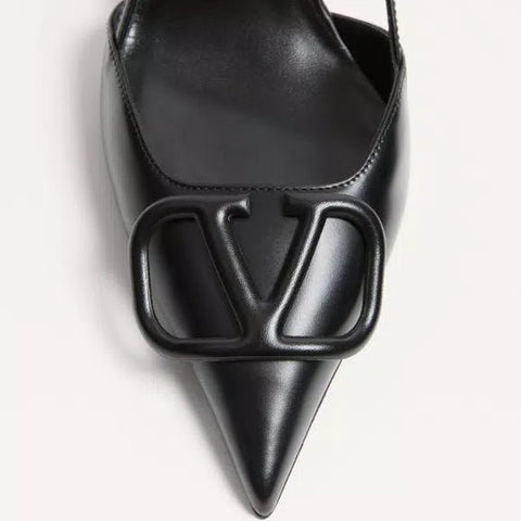 Valentino Vlogo Signature Slingback Pump 80 mm - BEAUTY BAR