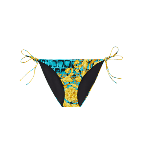 Versace Baroque - Print Tie - Side Bikini Briefs in - BEAUTY BAR