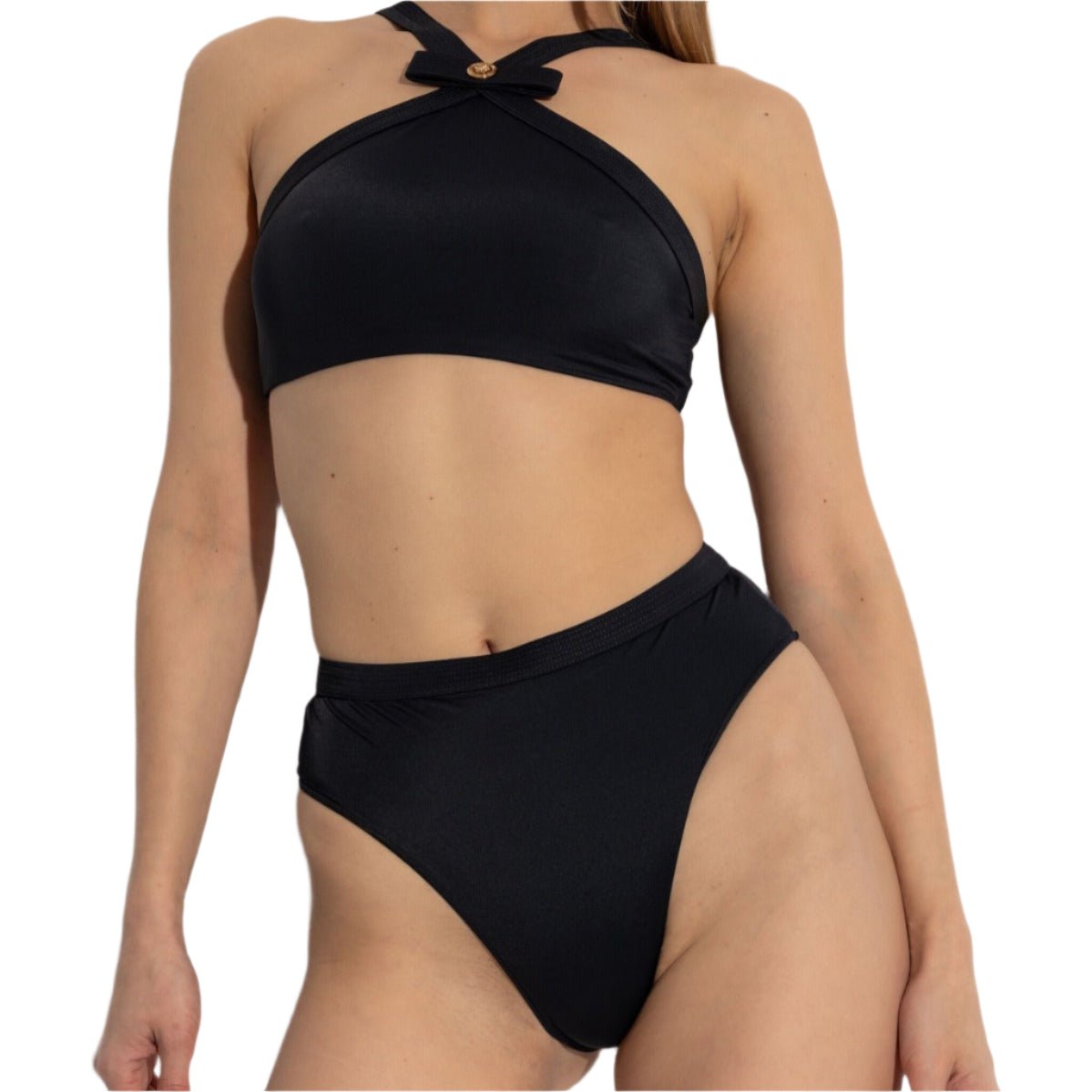 Versace Black Swimsuit Bottom 1