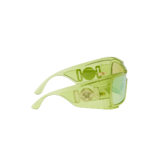 Versace Green Maxi Medusa Biggie Sunglasses - BEAUTY BAR