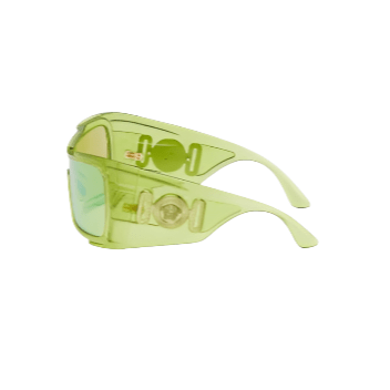 Versace Green Maxi Medusa Biggie Sunglasses - BEAUTY BAR