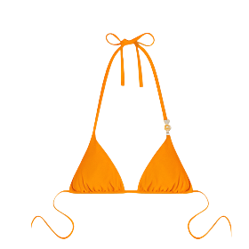 Versace Triangle Bikini Bottoms In Orange - BEAUTY BAR