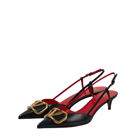 VLogo Signature Calfskin Slingback Pump - BEAUTY BAR