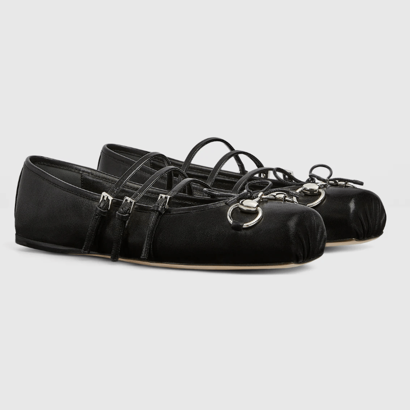 Women's Gucci Horsebit Ballet Flat 1