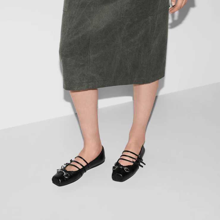 Women's Gucci Horsebit Ballet Flat 3