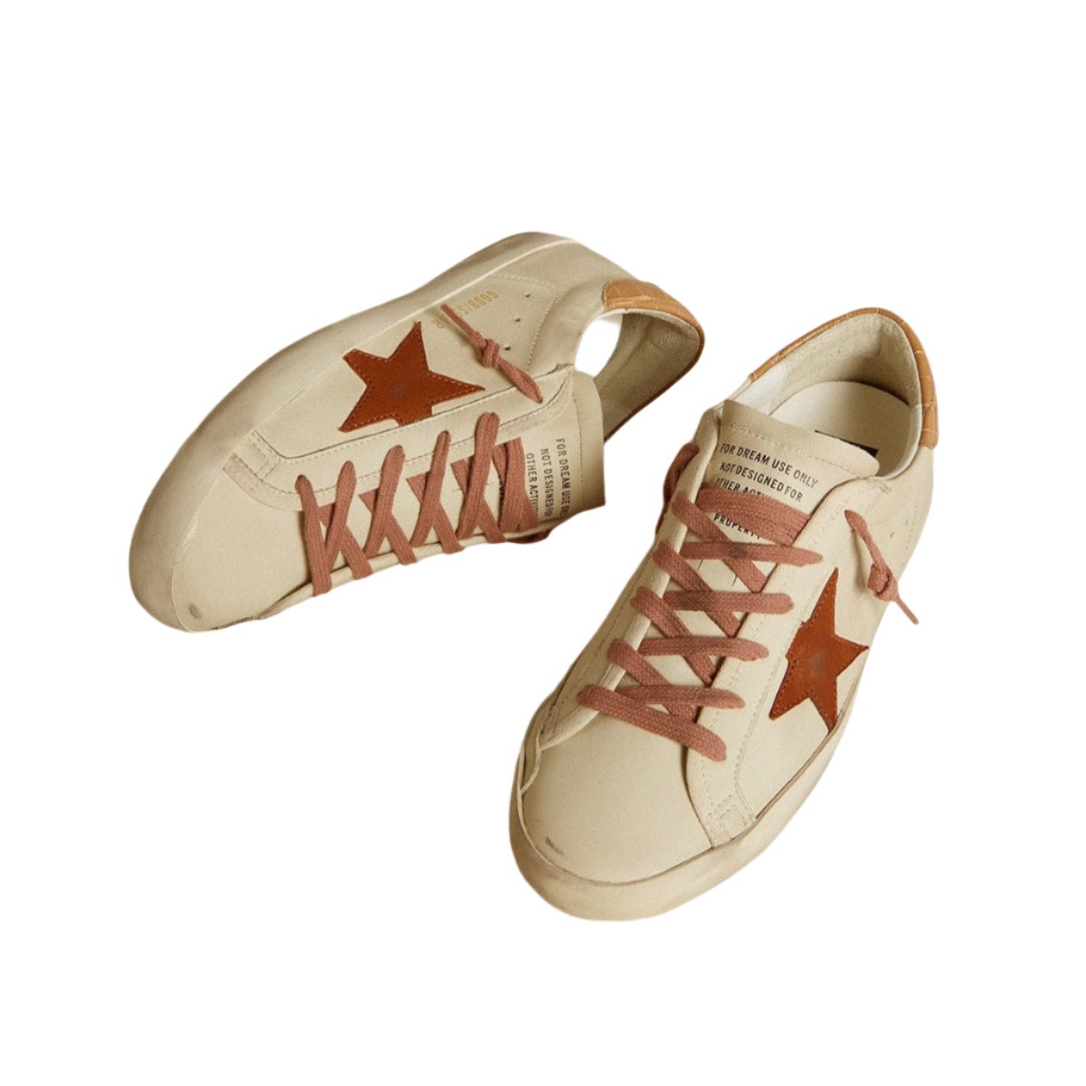 Women’s Super-Star With Leather Star and Crocodile-Print Leather Heel Tab 2