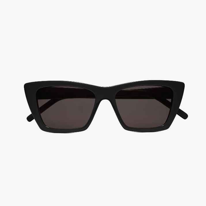 Yves Saint Laurent Black Sunglasses With Cat-Eye Frames and Nylon Lenses 2