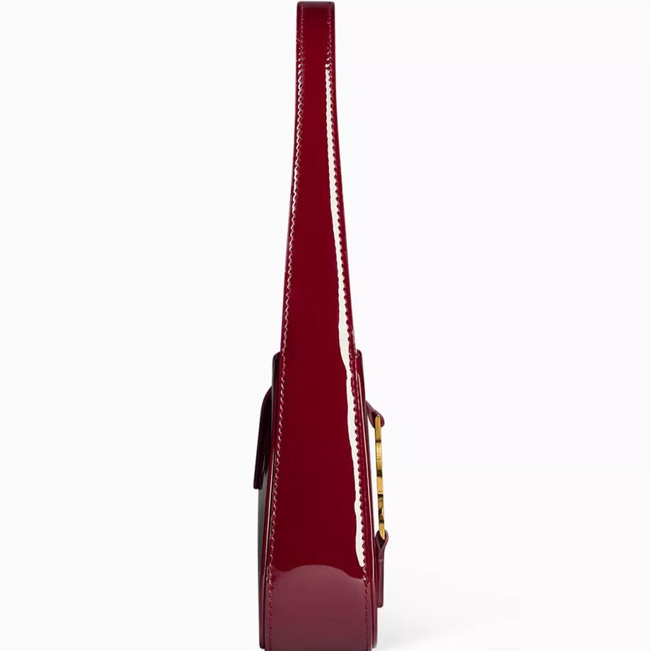 YSL Burgundy Hobo Bag 5