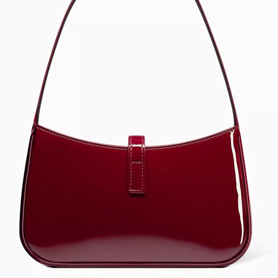 YSL Burgundy Hobo Bag 3