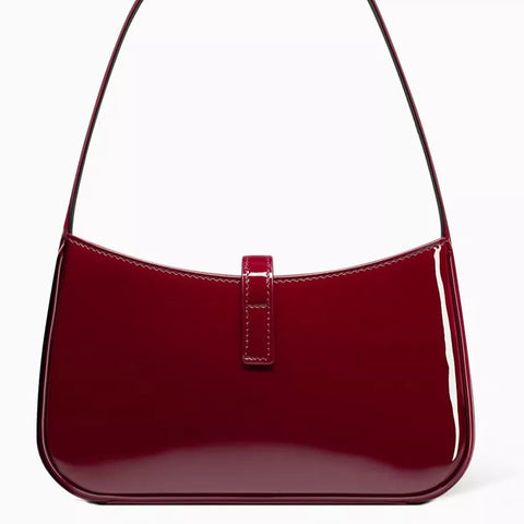 Yves Saint Laurent Burgundy Hobo Bag - BEAUTY BAR