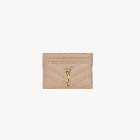 Yves Saint Laurent Card Case In Vintage Leather - BEAUTY BAR