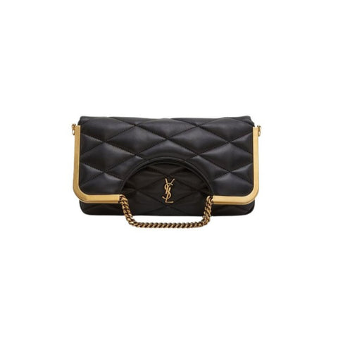 Yves Saint Laurent Cerniera Quilted Leather Top-Handle Bag - BEAUTY BAR