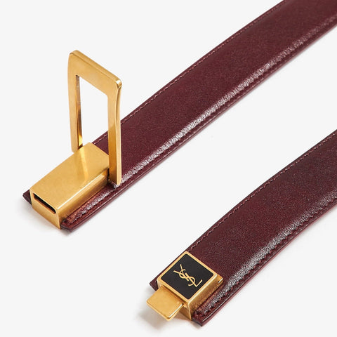 Yves Saint Laurent Charniere Buckle Belt - BEAUTY BAR