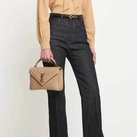 Yves Saint Laurent Collège Medium Leather Shoulder Bag 7