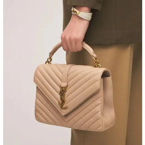 Yves Saint Laurent Collège Medium Leather Shoulder Bag - BEAUTY BAR