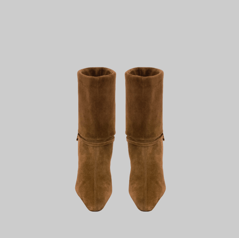 Yves Saint Laurent Niki Booties In Suede - BEAUTY BAR