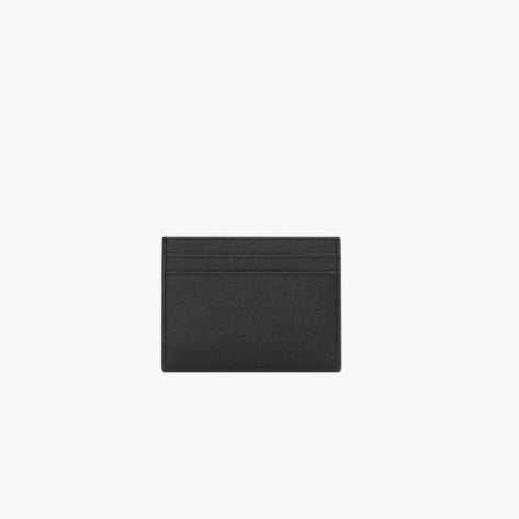 Yves Saint Laurent Tint Cassandre Card Case In Grained Leather 2
