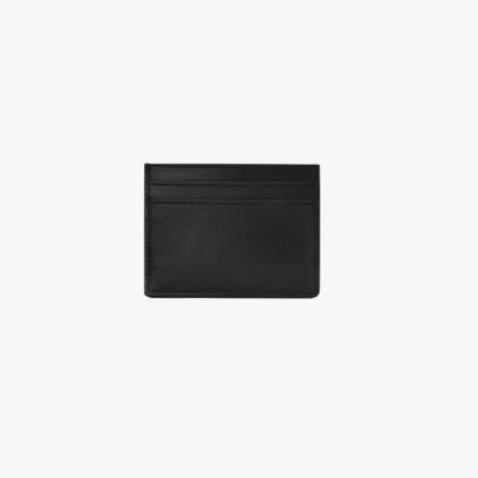 Yves Saint Laurent Tiny Cassandre Credit Card Case In Shiny Leather 2