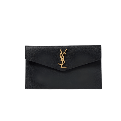 Yves Saint Laurent Uptown Leather Clutch - BEAUTY BAR