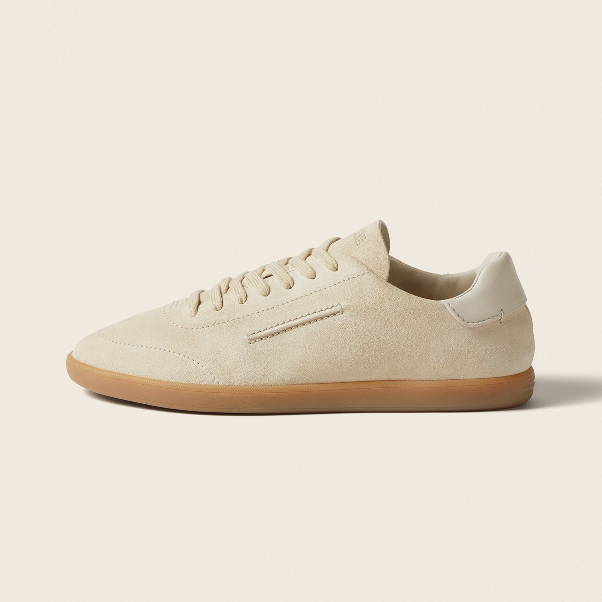 Zegna White 232 Suede Sneakers 4