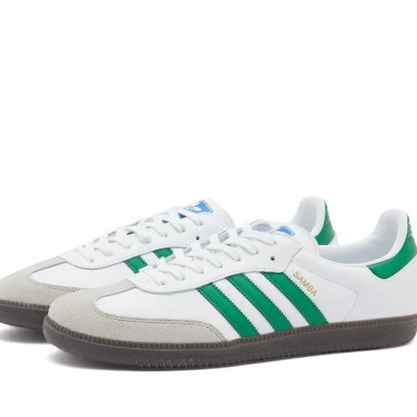 Adidas Samba OG White & Green 3